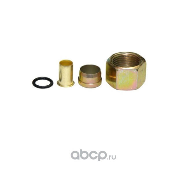 крепеж трубки d=12mm к фитингу комплект = гайка M18x1,5+латунное кольцо+вставка+резиновое кольцо ATD ATD815901