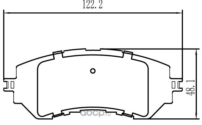 PF2556 TRIALLI Колодки тормозные дисковые передние для автомобилей Toyota Yaris (13-) с тормозной системой Akebono