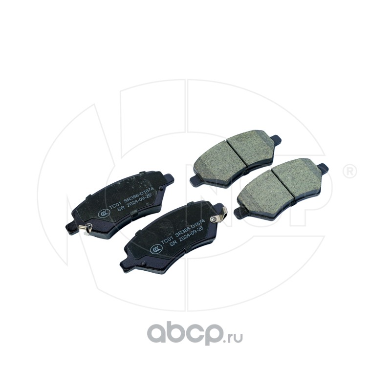NSPRS7N94 NSP Колодки тормозные передниe (керам.) OMODA S5/ CHERY A3/M11 (06- )
