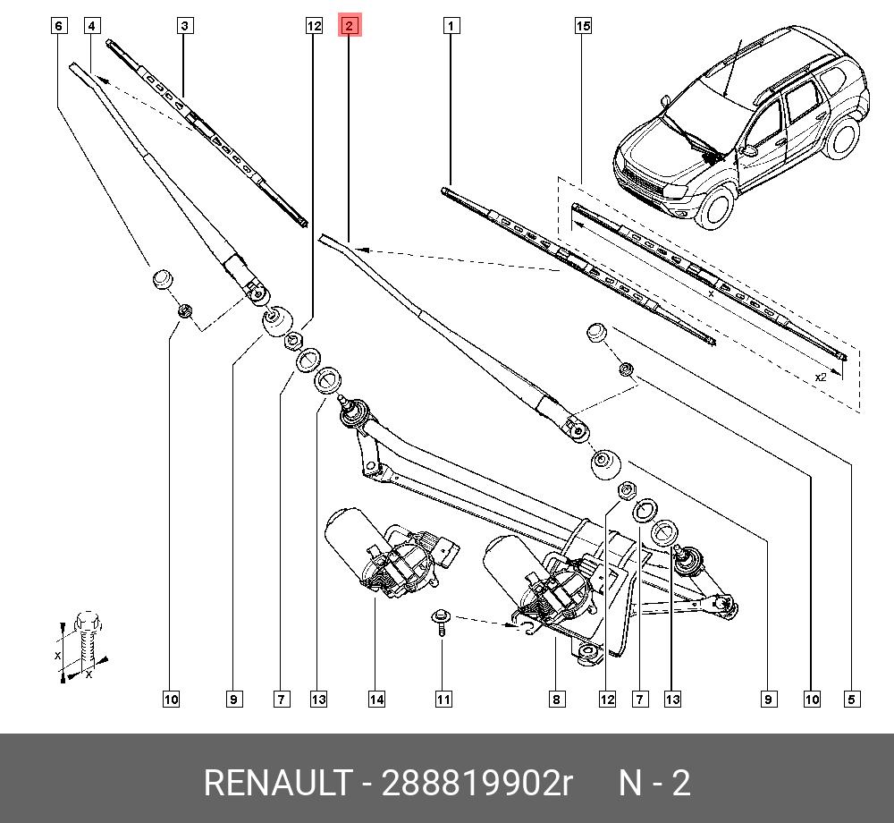 288819902R RENAULT 