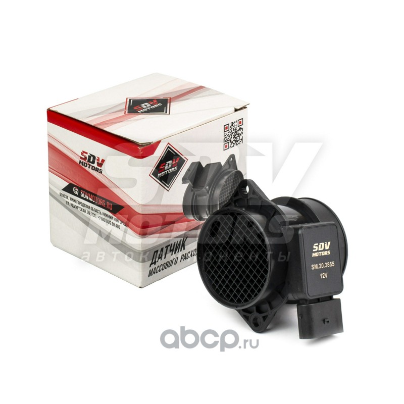 Датчик массового расхода воздуха ЗМЗ 406дв 20-3855000 SDV MOTORS SM203855