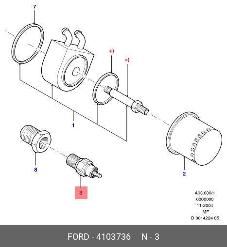 4103736 FORD Датчик давления масла