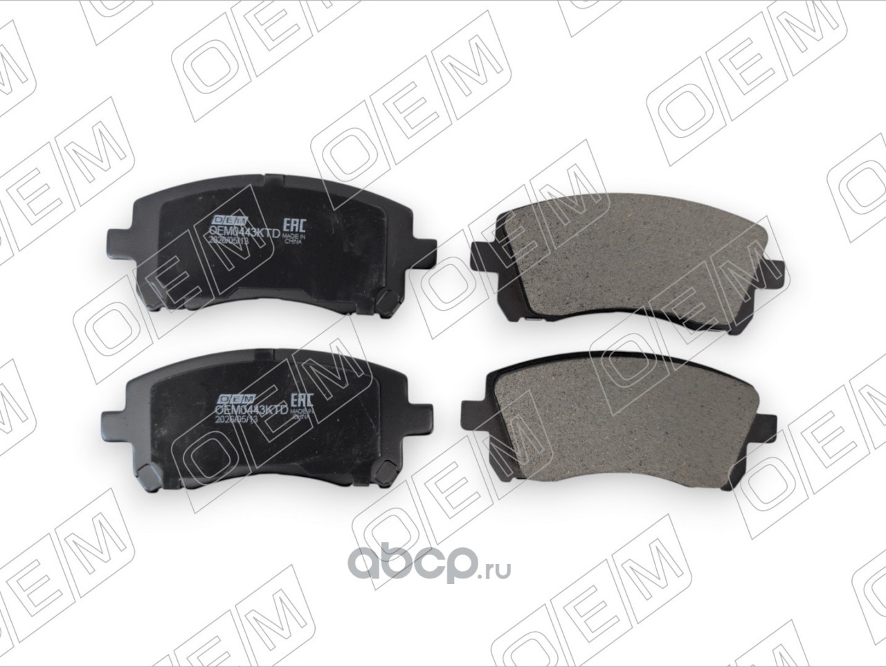 OEM0443KTD O.E.M. Колодки тормозные дисковые Subaru Forester 1996-2002
