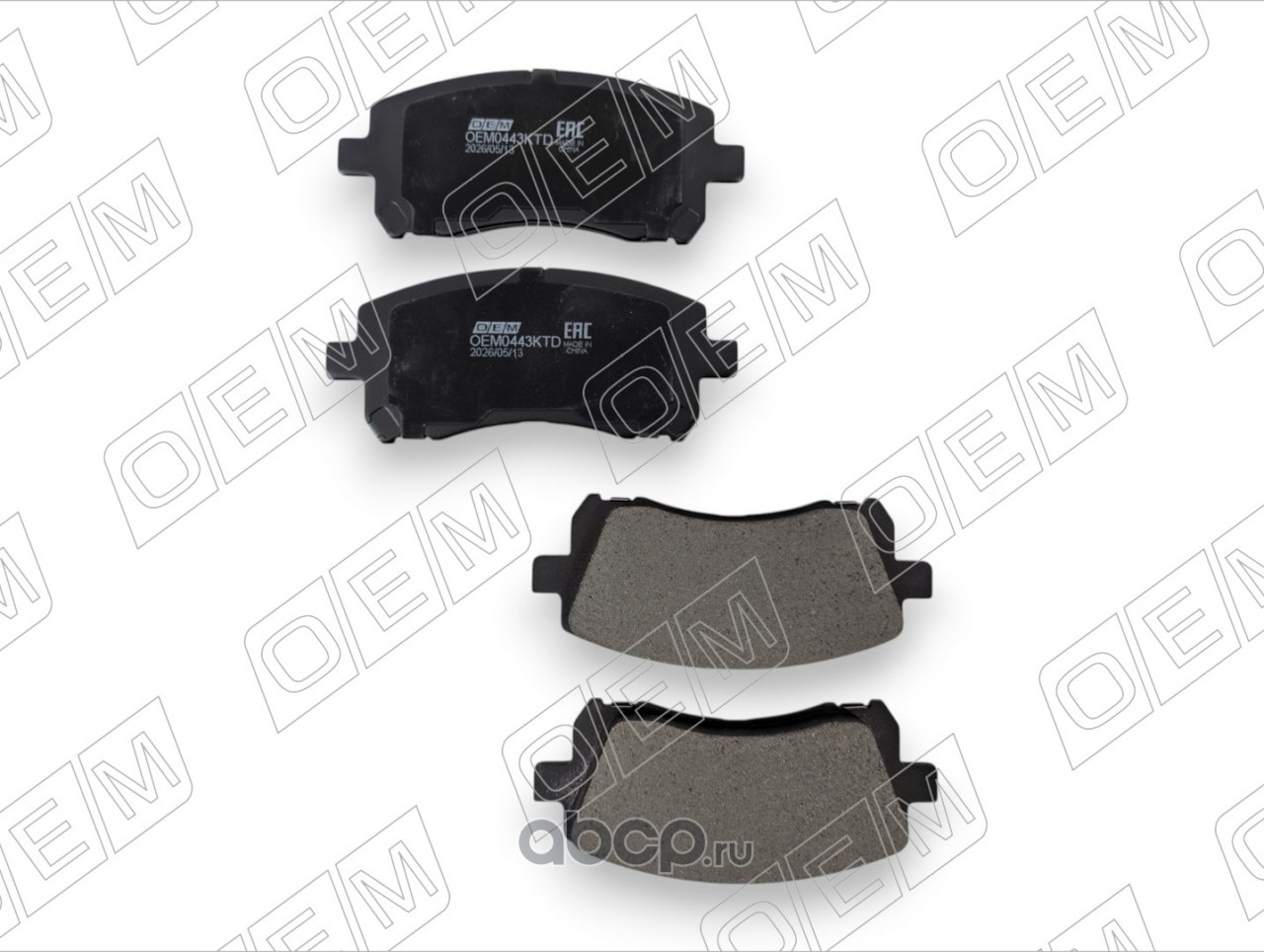 OEM0443KTD O.E.M. Колодки тормозные дисковые Subaru Forester 1996-2002
