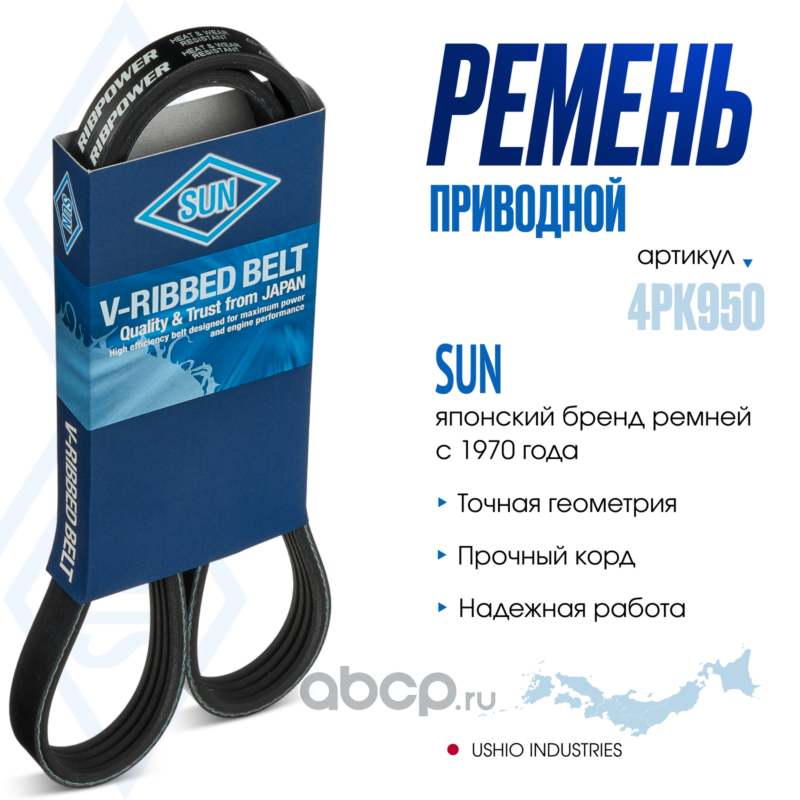 4PK950 SUN Ремень поликлиновый