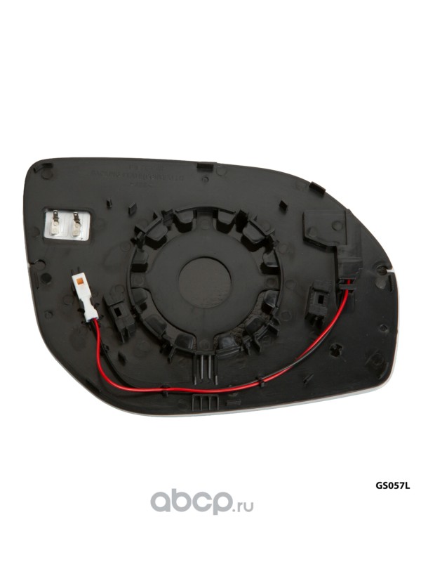 GS057L AMR Стекло зеркала левое HYUNDAI SANTA FE (DM) 2012-2019 с обогревом