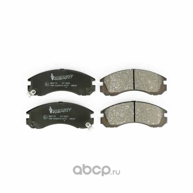 RB3174 ROSPART Тормозные колодки передние