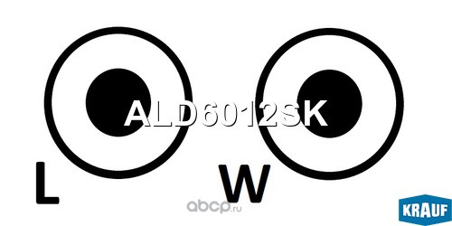 ALD6012SK KRAUF Генератор cо шкивом 8 ручьев