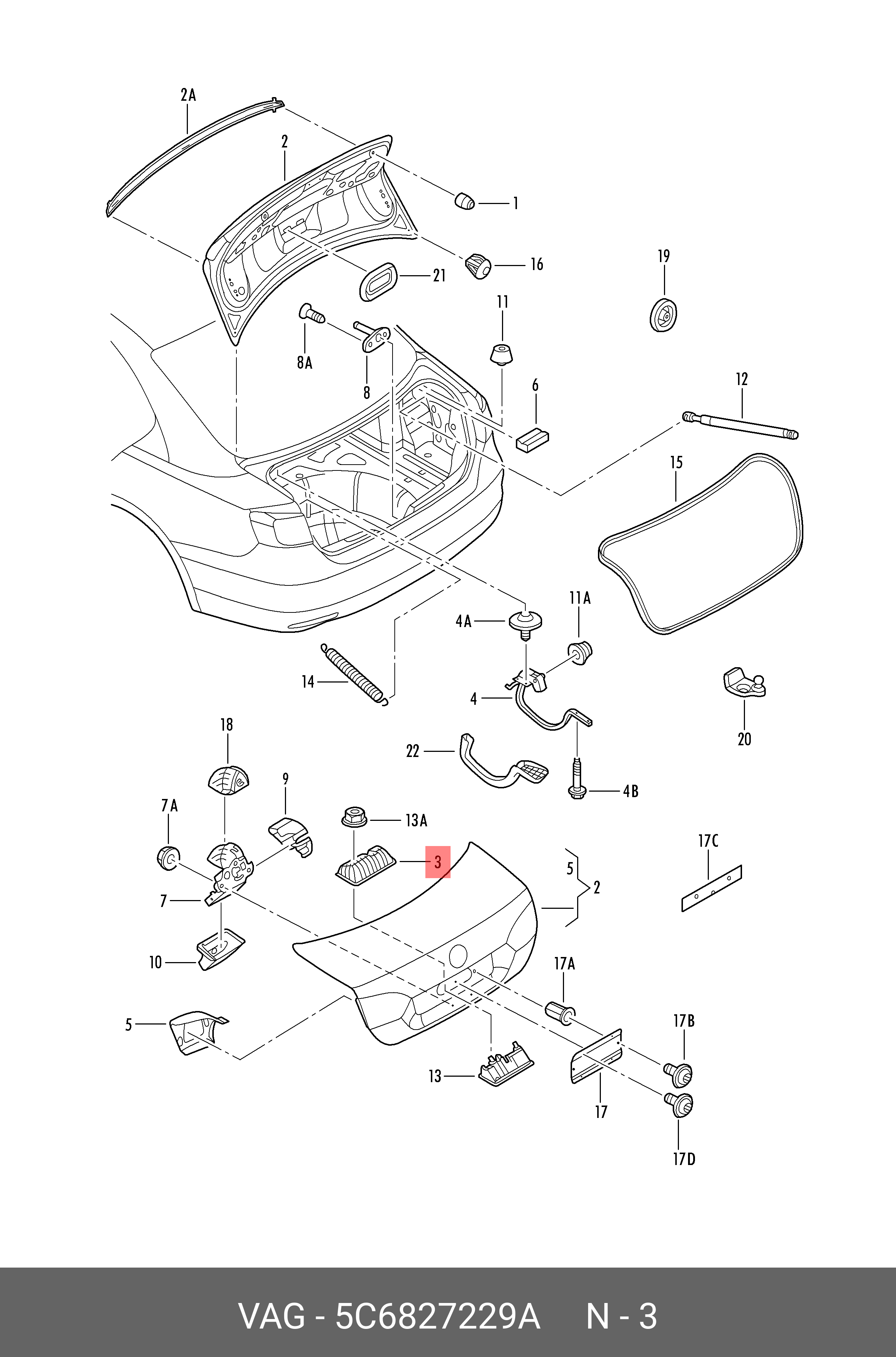5C6827229A VAG Кожух