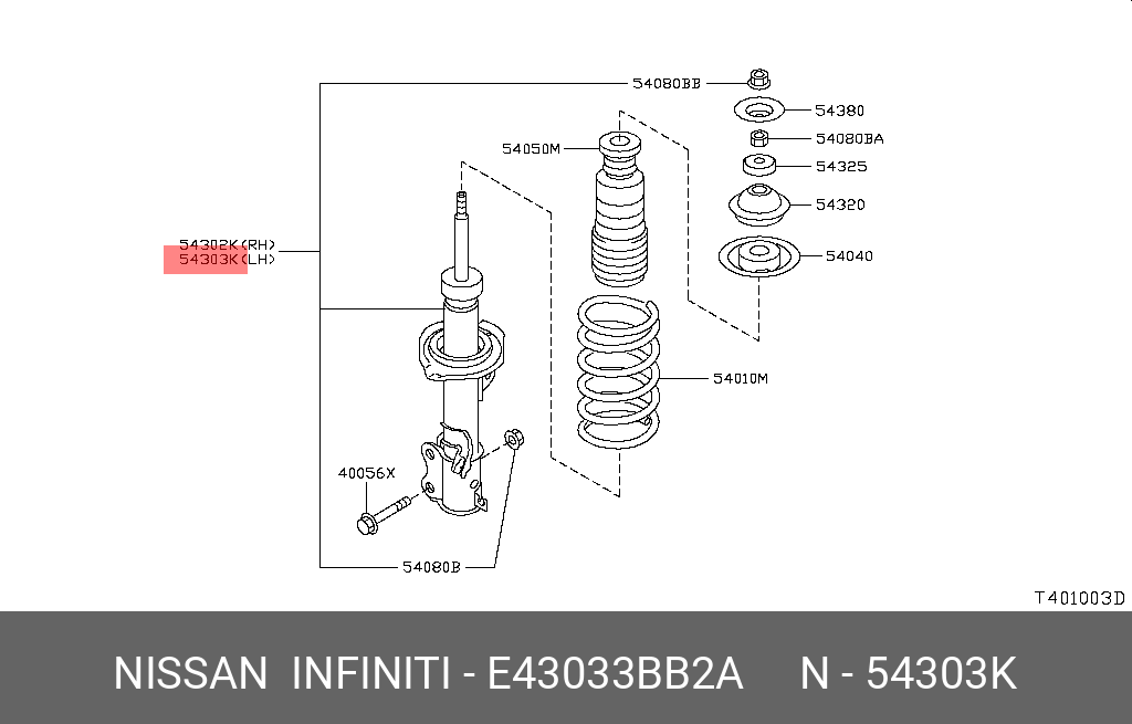 E43033BB2A NISSAN 
