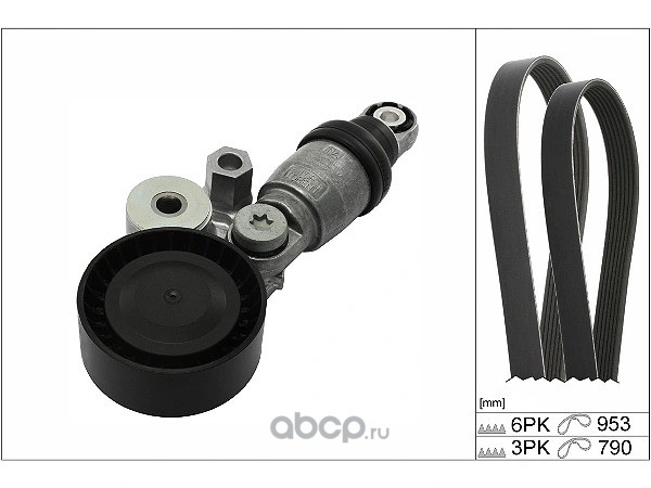 529037110 SCHAEFFLER GRUPPE Поликлиновой ременный комплект