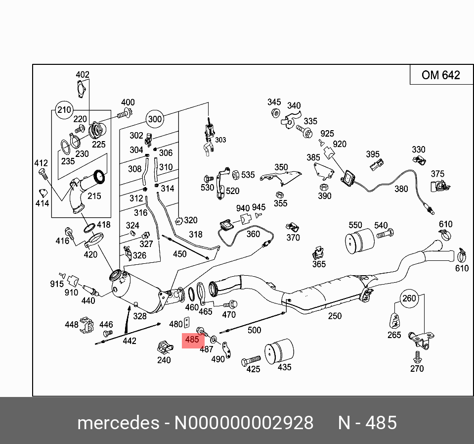 N000000002928 MERCEDES-BENZ БОЛТ М8 АL