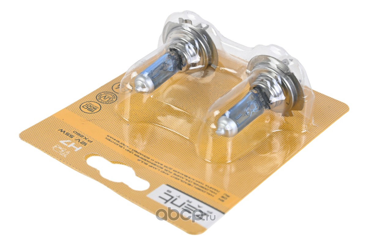 Z09002 ZENTPARTS Лампа галогеновая ZENTPARTS H7 PX26d 12V 55W  2шт