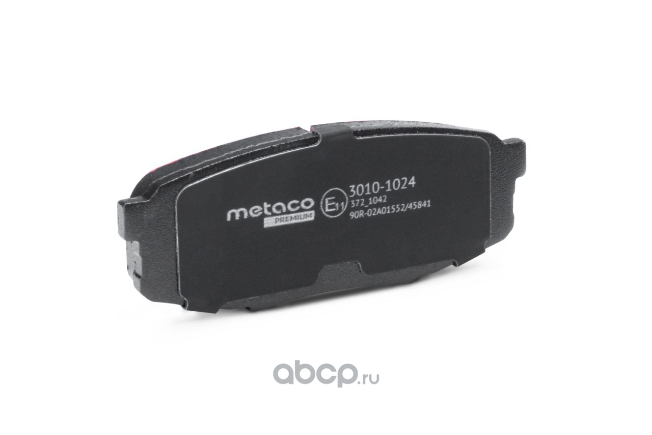 30101024 METACO Колодки тормозные задние дисковые к-кт