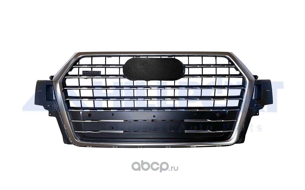 18AH24009GL HILLPORT Решетка радиатора серая, матовый хром+эмблема