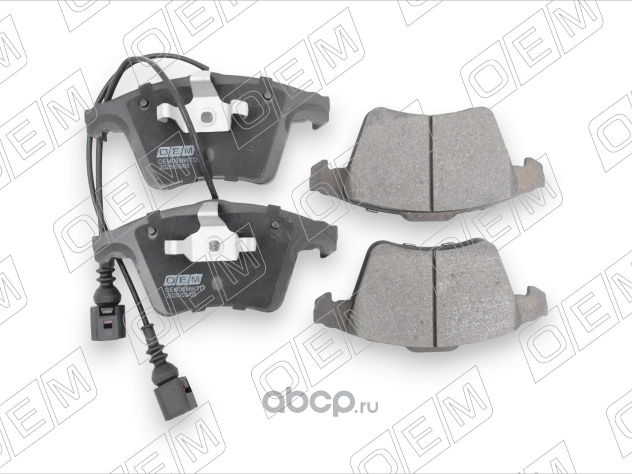 OEM0586KTD O.E.M. Колодки тормозные дисковые передние Volkswagen Touareg 2002-2010