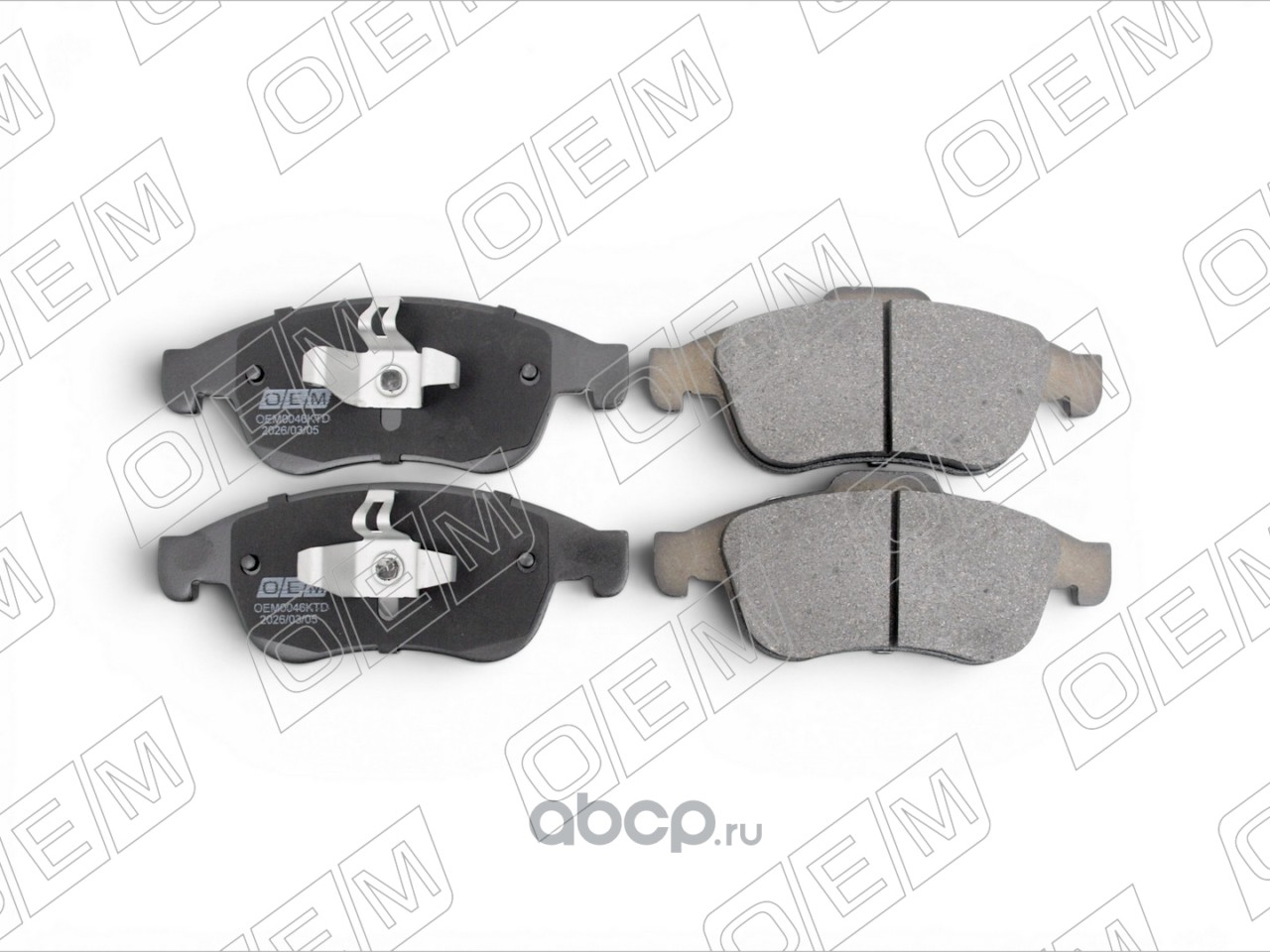 OEM0046KTD O.E.M. Колодки тормозные дисковые передние Renault Duster 2011-2020