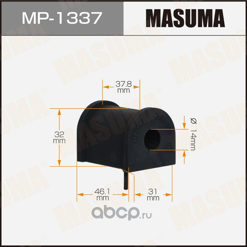 MP1337 MASUMA Втулка стабилизатора CHANGAN UNI-K