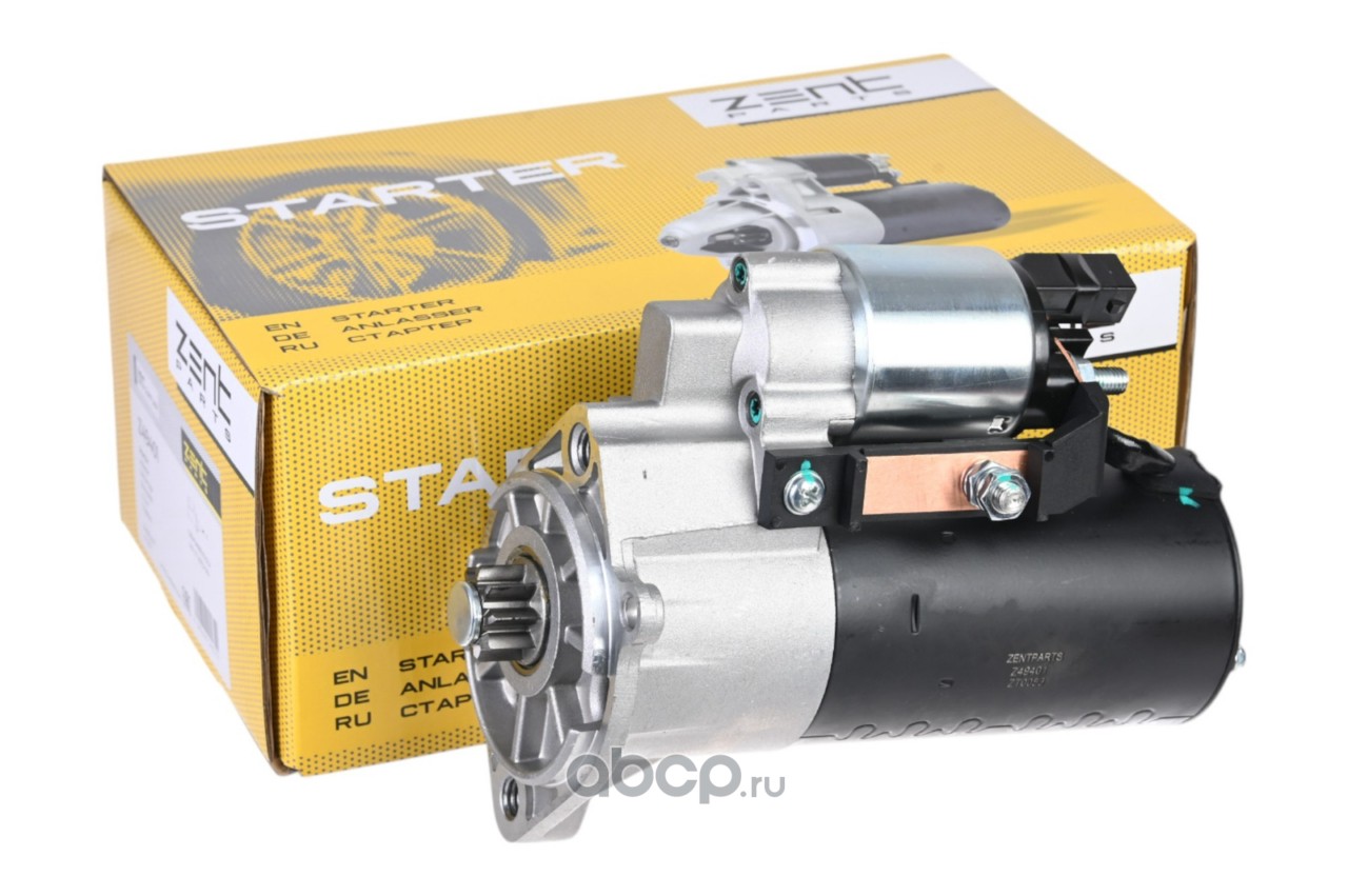 Z49401 ZENTPARTS стартер! 12V 2.0KW 9T VW LT 2.5TDi 96>