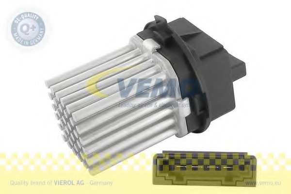V10790015 VAICO VEMO Регулятор, вентилятор салона перед. зад..