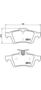 P24148 BREMBO Тормозные колодки