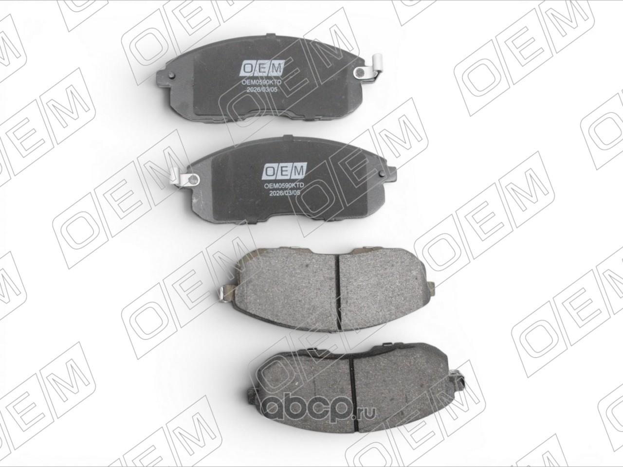 OEM0590KTD O.E.M. Колодки тормозные дисковые передние Nissan Teana 2008-2014