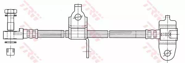 PHD990 TRW Шланг тормозной