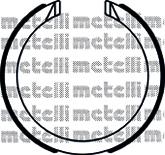 530491 METELLI Комплект тормозных колодок