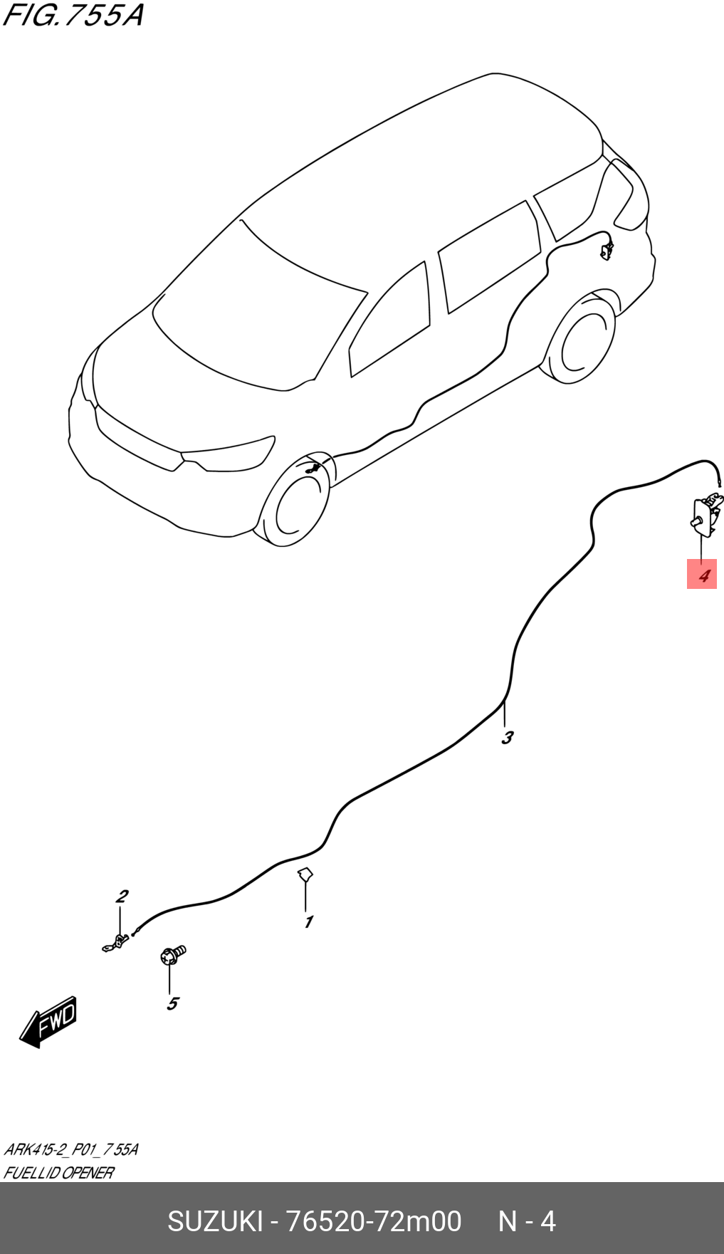 7652072M00 SUZUKI 
