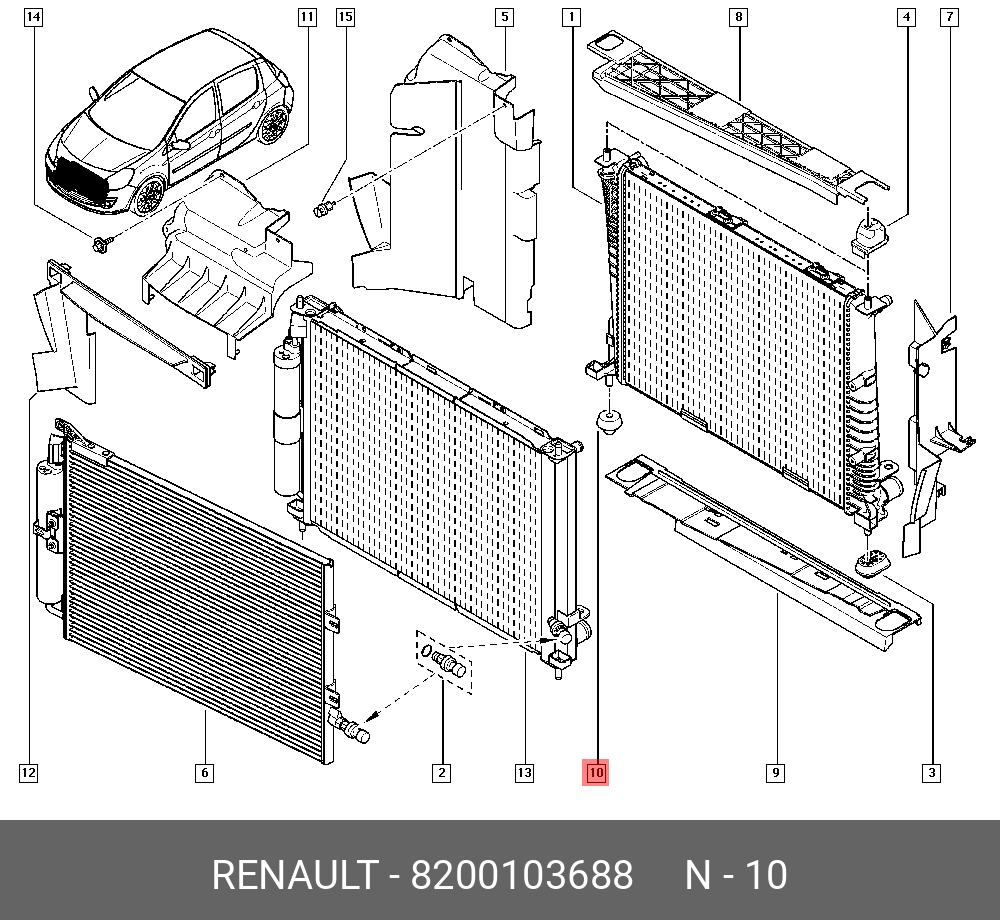 Радиатор охлаждения Рено Клио 3. Радиатор Renault 7 700 838 133. 628176695r. Крепление масляного радиатора Рено Колеос.