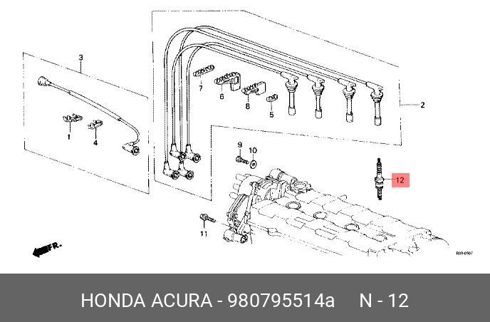 980795514A HONDA Свеча зажигания