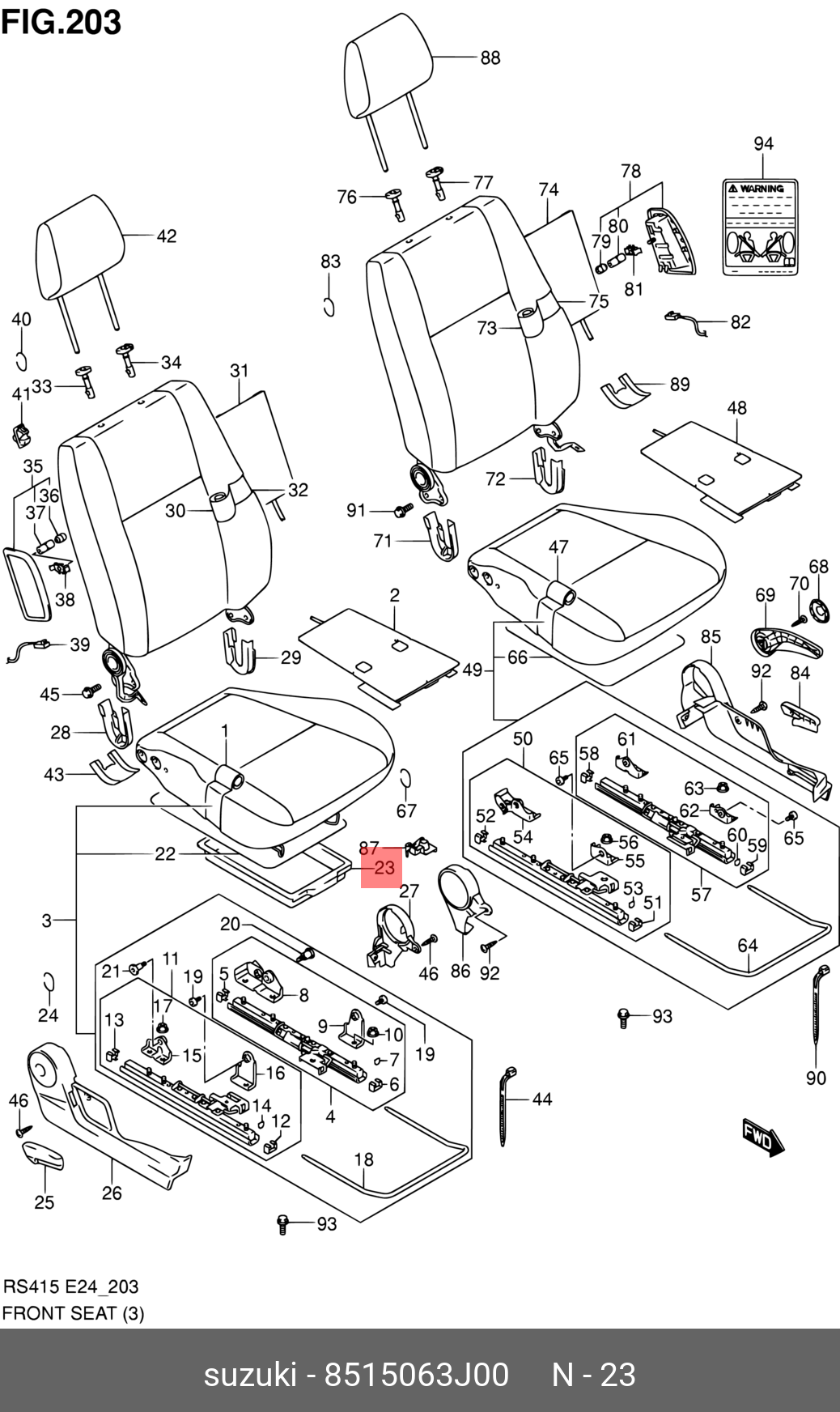 8515063J00 SUZUKI 