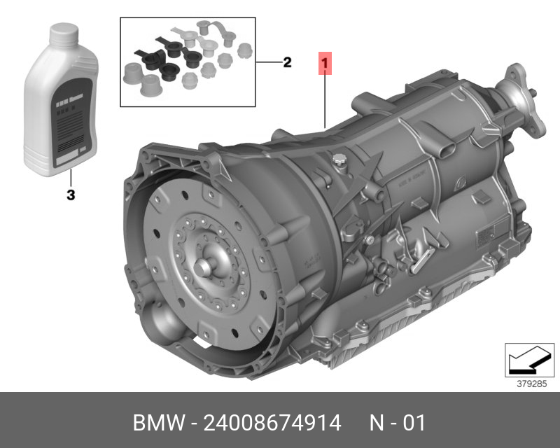 24008674914 BMW AUSTAUSCH AUTOMATIKGETRIEBE EH
