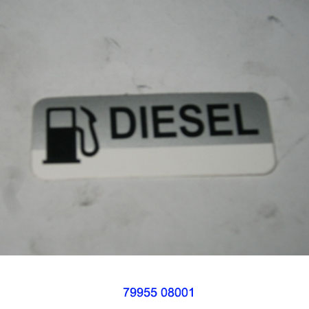 7995508001 SSANG YONG LABEL-DIESEL