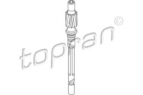 107397 TOPRAN Тросик спидометра