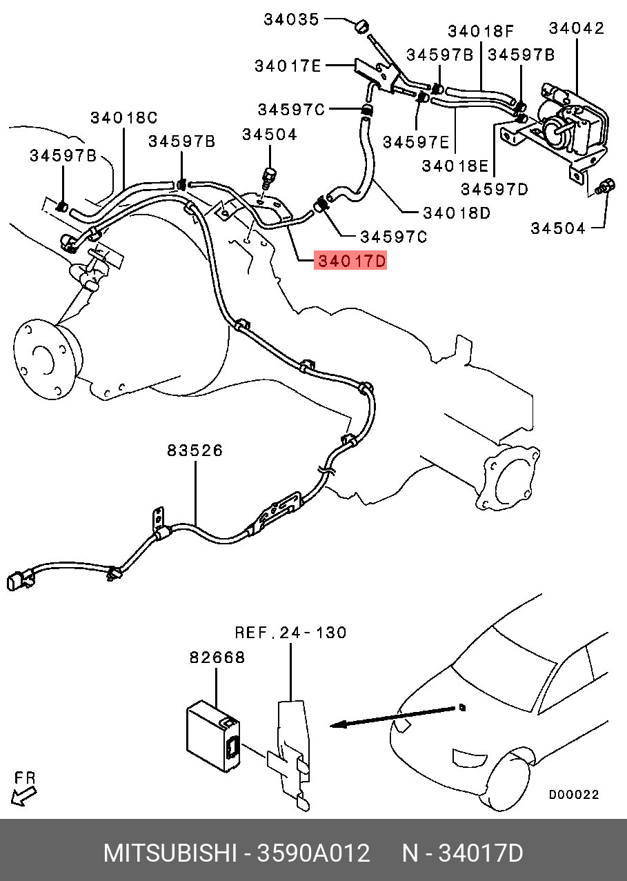 3590A012 MITSUBISHI 
