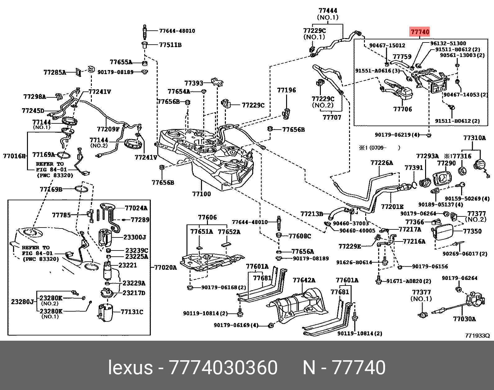 7774030360 TOYOTA ВЛАГООТДЕЛИТЕЛЬ ТОПЛИВНОЙ СИСТЕМЫ В СБОРЕ