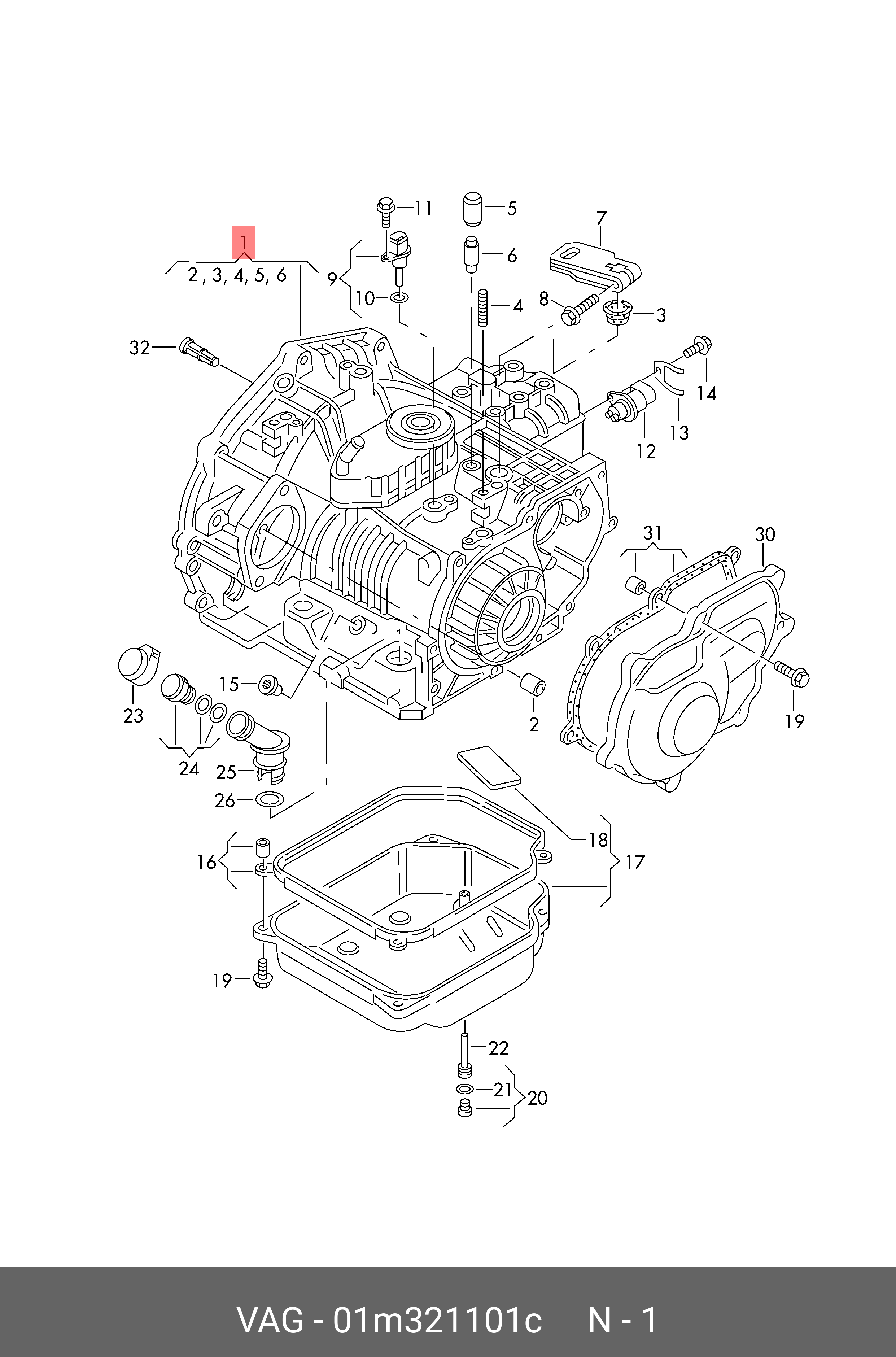 01M321101C VAG 