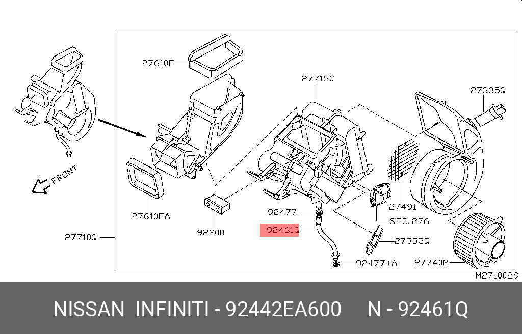 92442EA600 NISSAN 