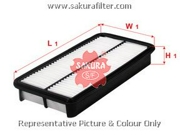 A1125 SAKURA Фильтр воздушный