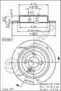 08916310 BREMBO Тормозной диск