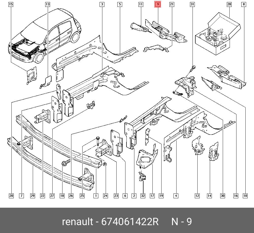 674061422R RENAULT -