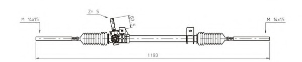 RE4033 GENERAL RICAMBI Рулевой механизм