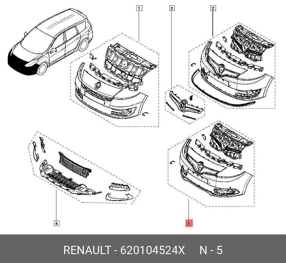 620104524X RENAULT - купить в интернет-магазине AvtoTO