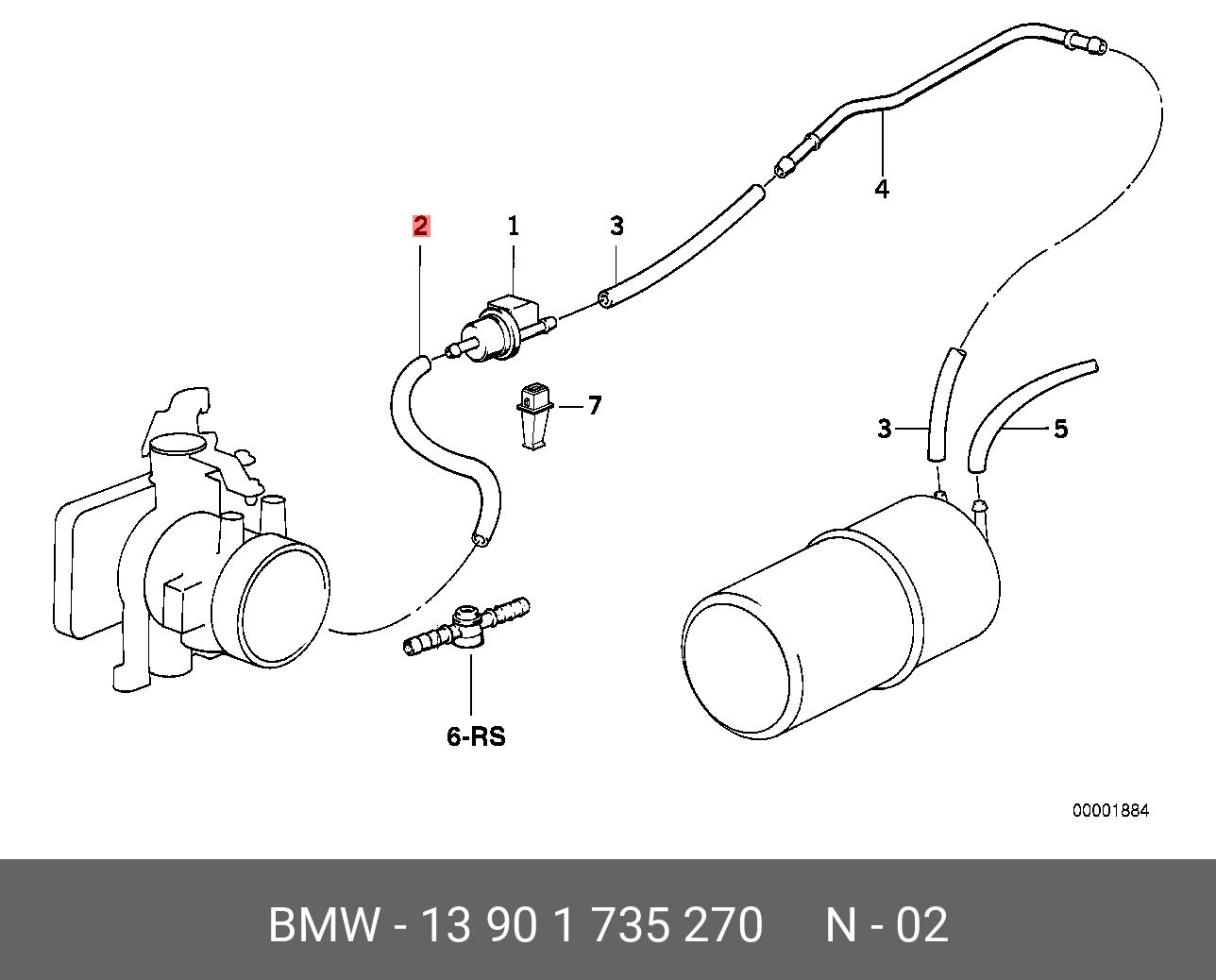 13901735270 BMW SCHLAUCH,Intake Hose, air filter
