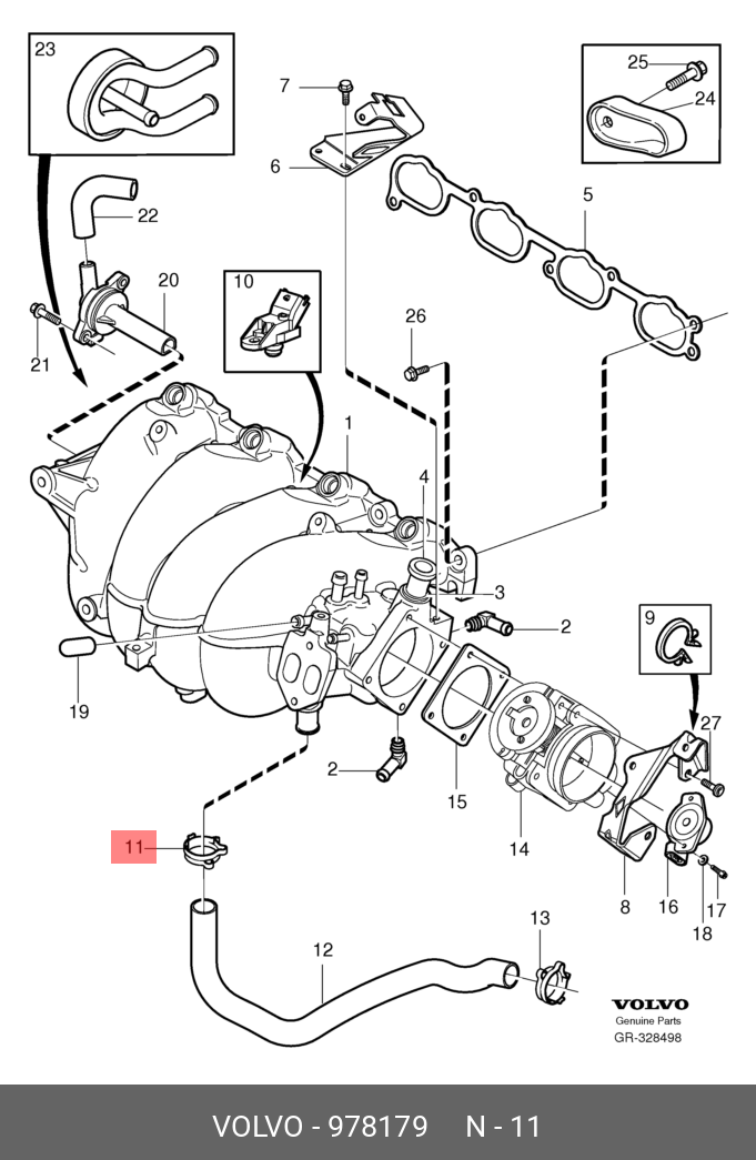 978179 VOLVO Хомут