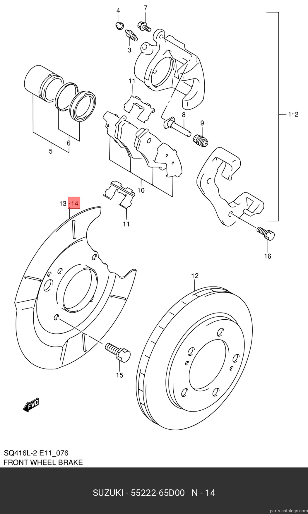 5522265D00 SUZUKI -