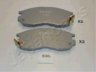 PA530AF JAPANPARTS Колодки торозные задние