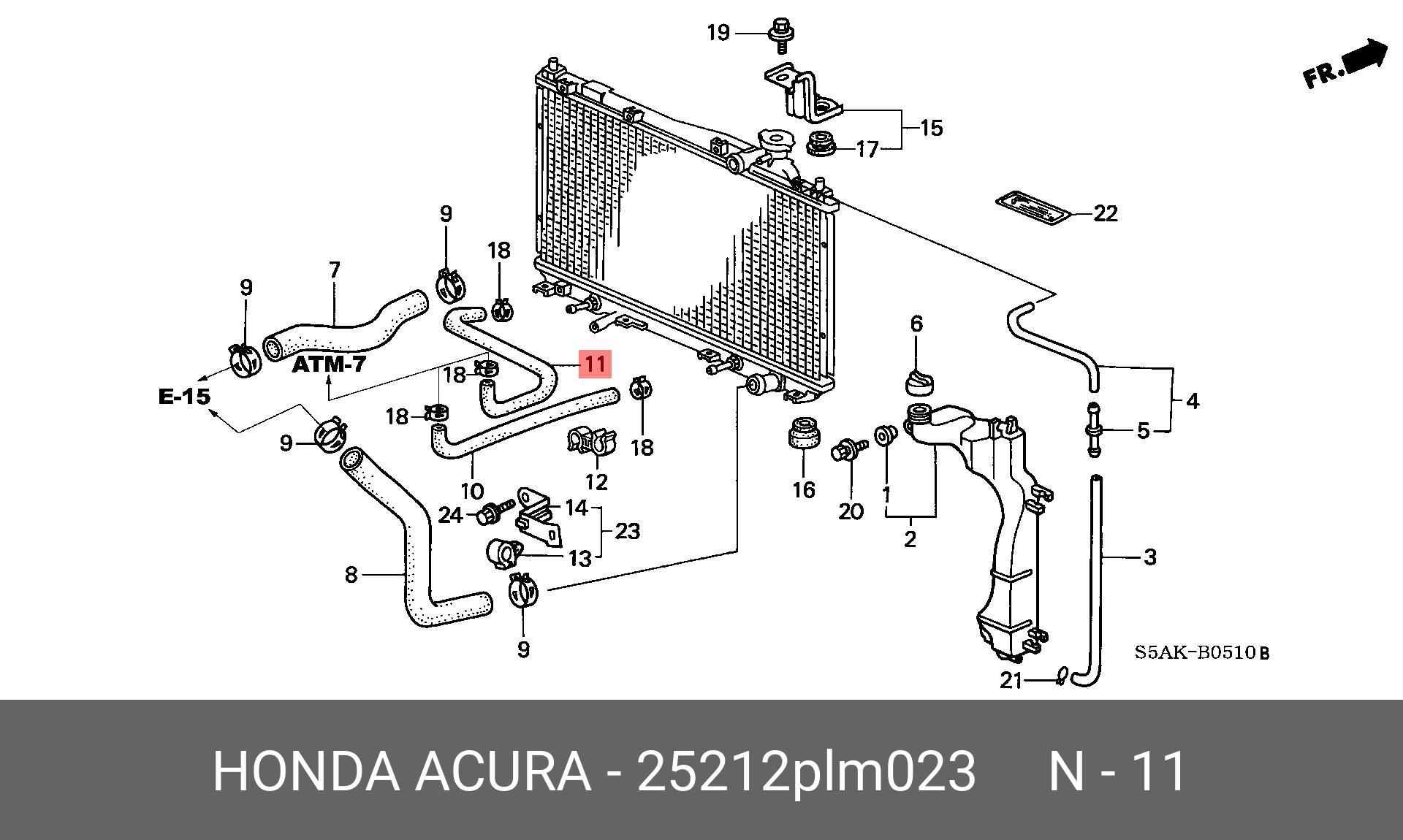 25212PLM023 HONDA 