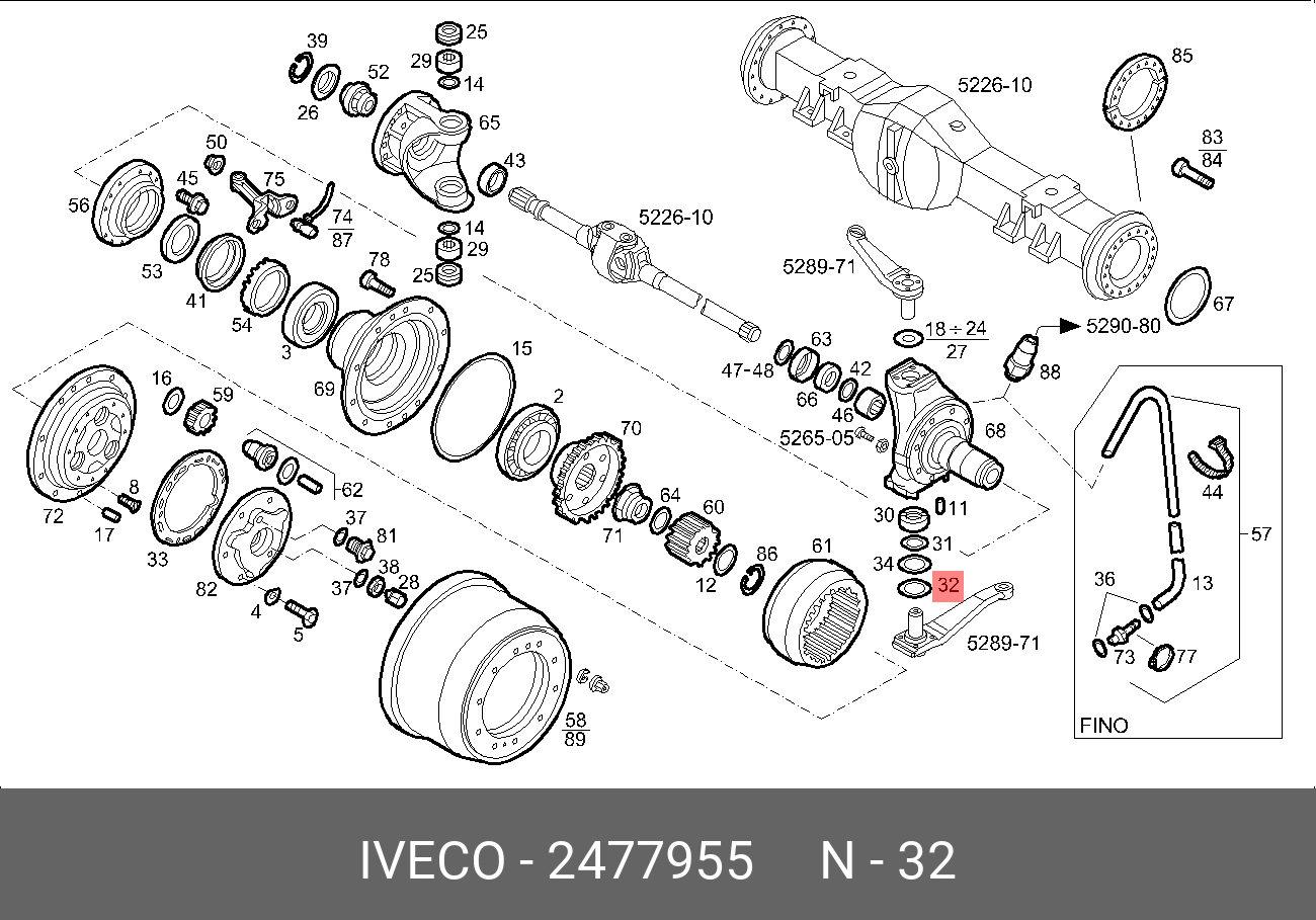 2477955 IVECO Защитное кольцо купить в интернет-магазине AvtoTO